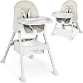 Ricokids 700000 Kinderstoel Milo met tafel, grijs