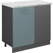 Vicco R-Line Hoekkast – 86 cm WB Marmer Blauw-grijs