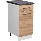 Vicco Fame-Line Keukenonderkast – 40 cm, WB Antraciet Krachtige eik goud