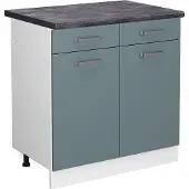 Vicco R-Line Keukenonderkast – 80 cm, WB Antraciet Blauw-grijs