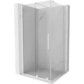 Mexen Velar schuifdouchecabine 100 x 80 , transparant, wit - 871-100-080-01-20