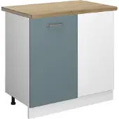 Vicco Hoekkast R-Line Blauw-grijs 86 cm , WB Eik, Model 45814
