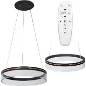Toolight App1191-Cp Hanglamp 40Cm Zwart 40X40X8Cm