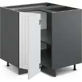 Vicco Fame-Line Hoekkast – 80.5 cm, WB Marmer Wit Landhuis