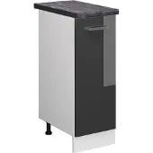 Vicco R-Line Apotheekkast – 30 cm, WB Antraciet Antraciet Hoogglans