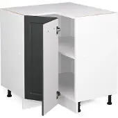 Vicco R-Line Hoekkast – 75.6 cm, WB Antraciet Antraciet landhuis