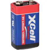 Xcell CR9V/P 9V batterij (blok) Lithium 1200 9 V 1 stuk(s)