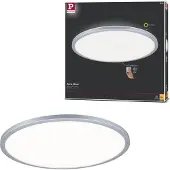 Paulmann Plafondlamp , Atria Shine, dimbare, Grijs, Woonkamer, Kunststof, Modern