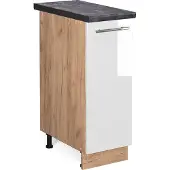 Vicco Fame-Line Apotheekkast – 30 cm, WB Antraciet Wit Hoogglans