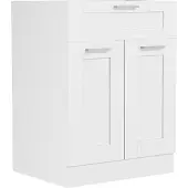 VCM Colura keuken onderkast 60 cm 2 deuren, 1 lade wit.