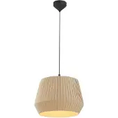 Nordlux Hanglamp Dicte, dimbaar, crème / amber, Woon-/ Eetkamer, Textiel / Stof / Zijde, Scandinavisch, Hanglamp