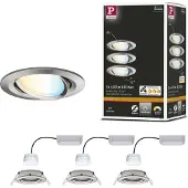 Paulmann LED inbouwspot Nova Plus, basisset, kantelbaar