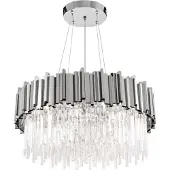 Toolight App1480-1C Plafonnière Chroom 40X40X13,5Cm
