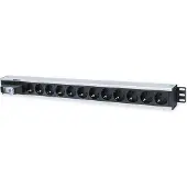 Intellinet 711449 Steckdosenleiste 12fach 1.6m Anschlussk. schw.