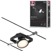 Paulmann 12V-kabelsysteem lamp GU5.3 Zwart (mat), Chroom