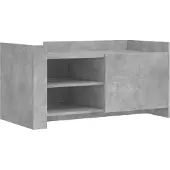 vidaXL Salontafel 100x50x50 cm bewerkt hout betongrijs