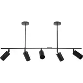 Toolight Hanglamp Modern Metaal Zwart Loft APP611-5C