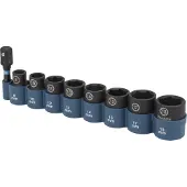 Makita E-16639 Impact Black krachtdoppenset 3/8 vierkant 9-delig
