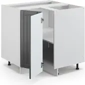 Vicco Fame-Line Hoekkast – 80.5 cm, WB Eik Antraciet landhuis
