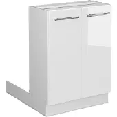 Vicco Fame-Line Keukeneiland – 60 cm zonder werkblad Wit Hoogglans