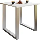VCM Premium houten eettafel | H. 76 x B. 80 x D. 50 cm | Keukentafel Eettafel Xona U