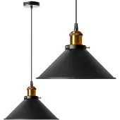 Toolight App016-1Cp Porto Hanglamp Zwart 26X10X15,5Cm