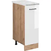 Vicco R-Line Apotheekkast – 30 cm WB Marmer Wit Hoogglans