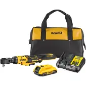 DeWalt RATELSLUITER ZONDER BORSTELS XR 18V 1-2'' 88NM MET 1 LI-ION BATTERIJ