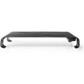 Nedis Monitorstandaard | 520 mm x 210 mm | USB Hub | 1 stuks - ERGOMFSU3400BK ERGOMFSU3400BK