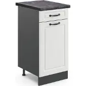 Vicco R-Line Keukenonderkast – 40 cm, WB Antraciet Wit Landhuis