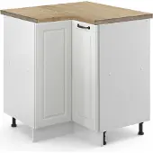 Vicco R-Line Hoekkast – 75.6 cm, WB Eik Wit Landhuis