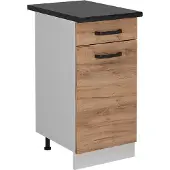Vicco R-Line Keukenonderkast – 40 cm WB Antraciet Krachtige eik goud
