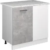 Vicco R-Line Hoekkast – 86 cm, WB Marmer Beton