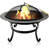 Bbq collection verwarmingshaard tuinhaard - koolstofstaal, 77 x 17 x 76 cm