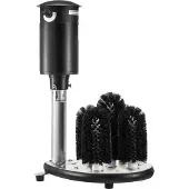 Vevor elektrische glazenwasser, glazenreiniger met 5 borstels voor bars, 1200 glazen per uur, wijnglasreinigingsmachine, glazenwasser