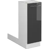 Vicco Fame-Line Keukeneiland – 30 cm zonder werkblad Antraciet Hoogglans