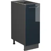 Vicco Fame-Line Vitrinekasten – 30 cm zonder werkblad Donkerblauw hoogglans