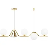 Toolight Hanglamp APP1662-5CP Gold