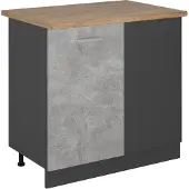 Vicco R-Line Hoekkast – 86 cm, WB Eik Beton