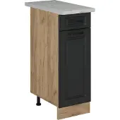 Vicco R-Line Keukenonderkast – 30 cm WB Marmer Antraciet landhuis