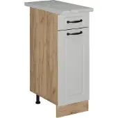 Vicco R-Line Keukenonderkast – 30 cm WB Marmer Wit Landhuis