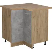 Vicco Hoekkast R-Line Beton 75.6 cm , WB Eik, Model 53853