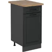 Vicco Keukenonderkast R-Line Antraciet landhuis 40 cm , WB Eik, Model 54013