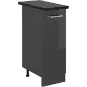 Vicco R-Line Apotheekkast – 30 cm, WB Antraciet Antraciet Hoogglans