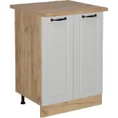 Vicco R-Line Keukenonderkast – 60 cm, WB Eik Wit Landhuis