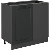Vicco R-Line Hoekkast – 86 cm zonder werkblad Antraciet landhuis