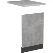 Vicco R-Line Voorpaneel vaatwasser – 45 cm, WB Marmer Beton