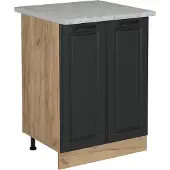 Vicco R-Line Keukenonderkast – 60 cm WB Marmer Antraciet landhuis