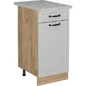 Vicco R-Line Keukenonderkast – 40 cm WB Marmer Wit Landhuis