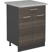 Vicco R-Line Keukenonderkast – 60 cm WB Marmer Edel grijs